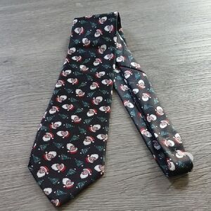 The Tie Man of Raleigh Santa Christmas tree holiday party tie NEW